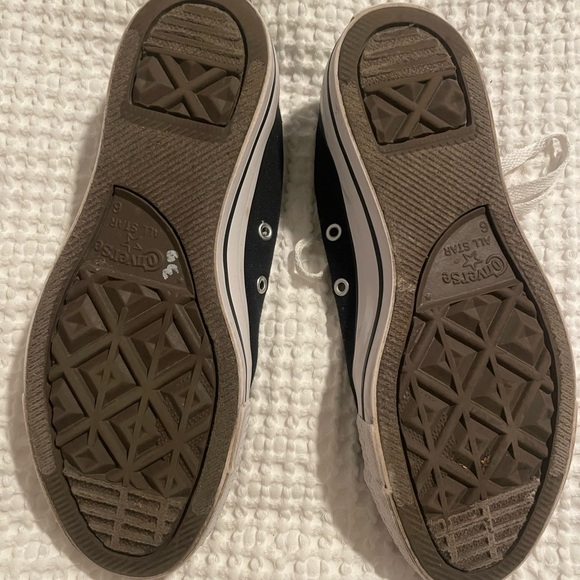 Chuck Taylor All Star Low Top Sneaker Double Tongue Flannel Women’s 8 - Picture 6 of 7